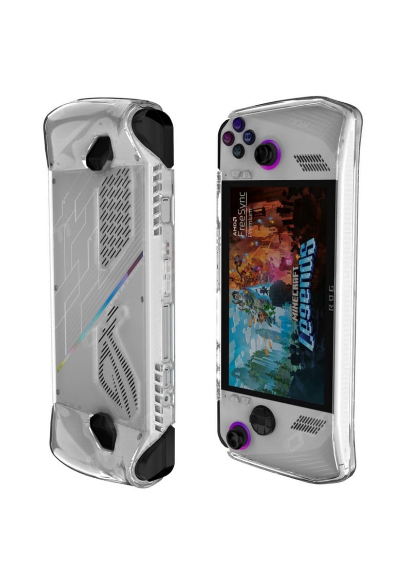 Clear Protective Case for R OG Ally Portable Console TPU Soft Cover Protector Case for RO GAlly Gamings Handheld Accessories