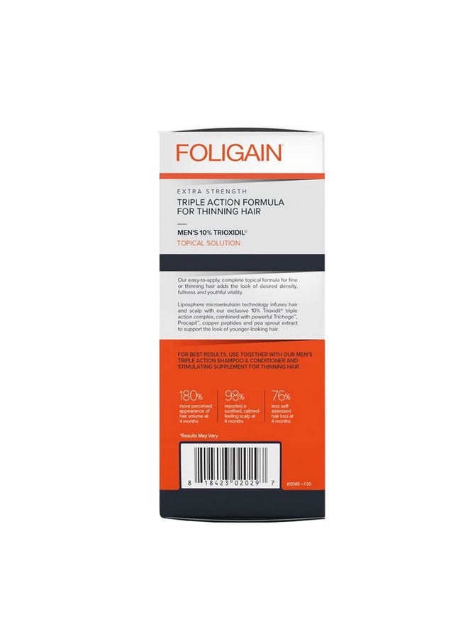 FOLIGAIN - Triple Action Complete Volumizing Formula For Thinning Hair, Hair Care For Men, 2 Fl Oz - Image 1