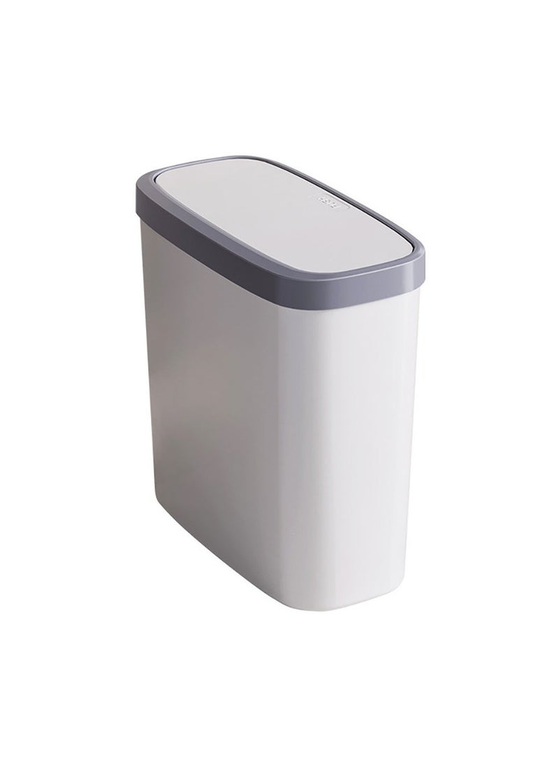 East Lady Small Size One-Button Press Bathroom Dust Bin  - Image 1