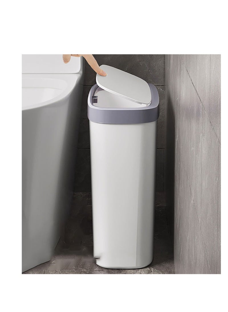 East Lady Small Size One-Button Press Bathroom Dust Bin  - Image 2