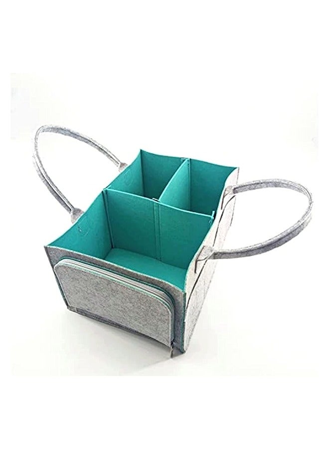 Baby Diaper Organizer Basket Nursery Diapers Table Durable Nappy Changing Bag - Image 2
