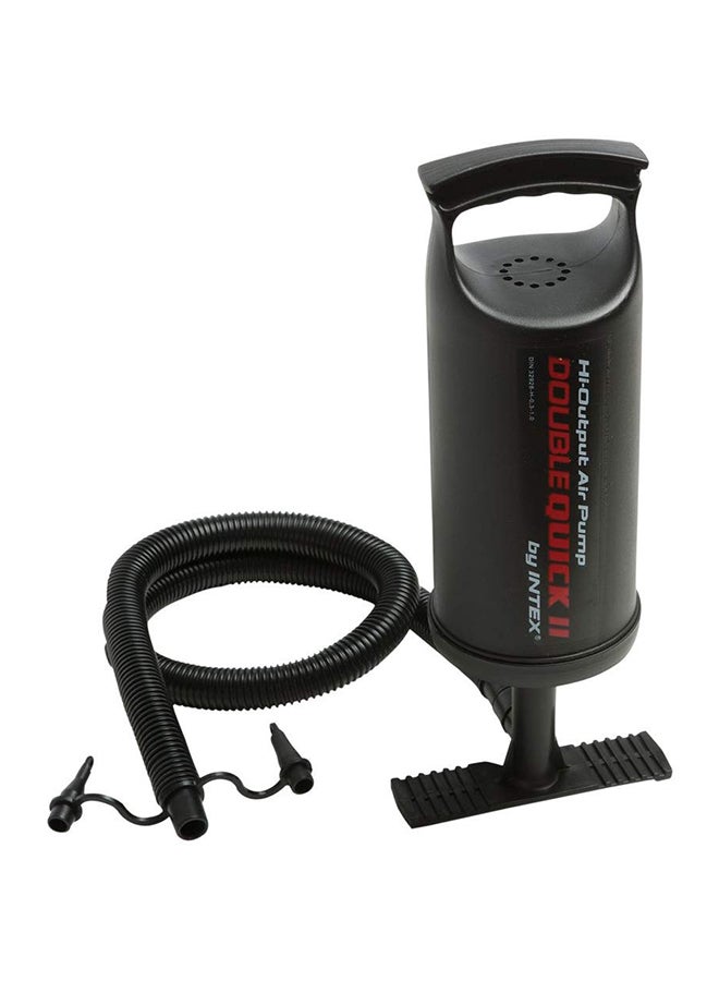 INTEX Air Pump Double Quick Ii Black/Red 14"inch - Image 1