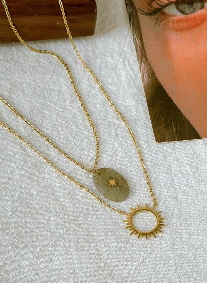 JewelryPalace Elegant Women’s Necklace Made Of Stainless Steel Coated With Gold In A Modern And Chic Design - Image 2