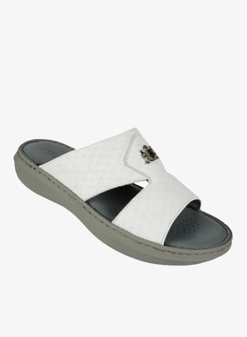 barjeel uno 008-3467 Barjeel Mens Arabic Sandals 21410-12 White