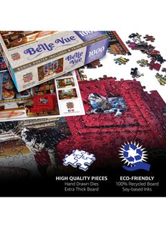 MasterPieces MasterPieces 1000 Piece Jigsaw Puzzle for Adults, Family, Or Kids - A Puzzling Afternoon - 26.75"x 19.25"  - Image 5