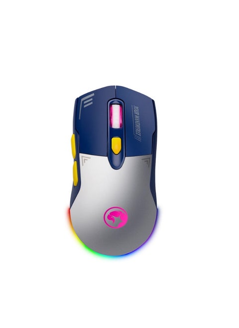 M803W WB GAMING MOUSE Duke 20White - Wired and 2.4G dual model gaming mouse