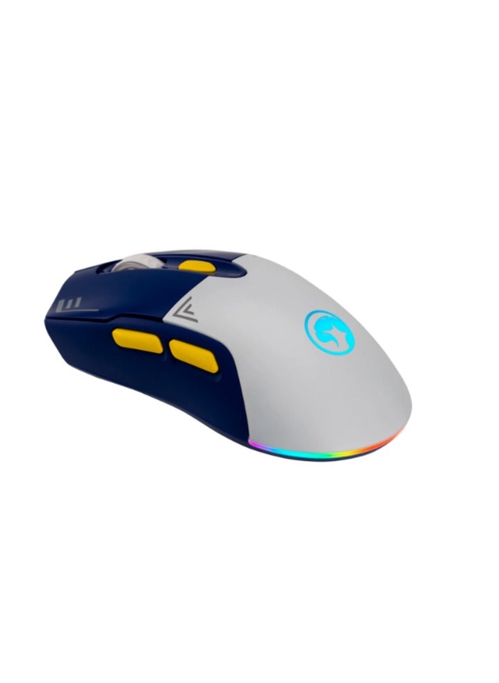 Marvo - M803W WB GAMING MOUSE Duke 20White - Wired and 2.4G dual model gaming mouse - Image 1