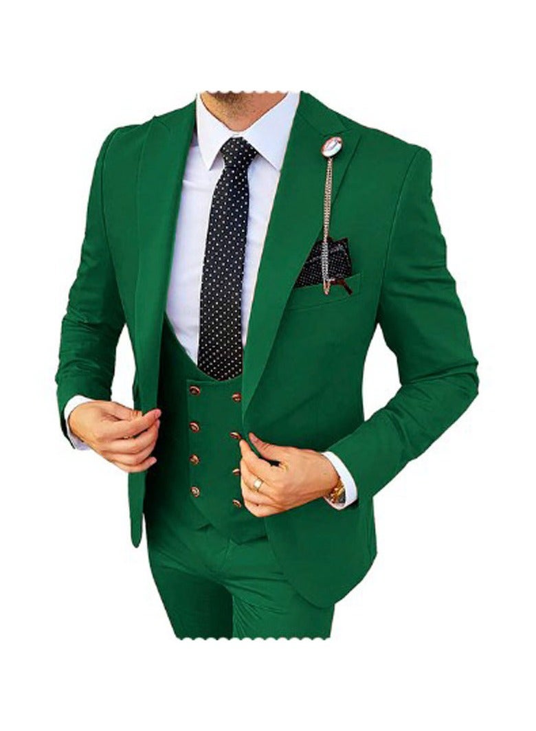 Shougu Business Casual Suit Three-piece Set - Image 1