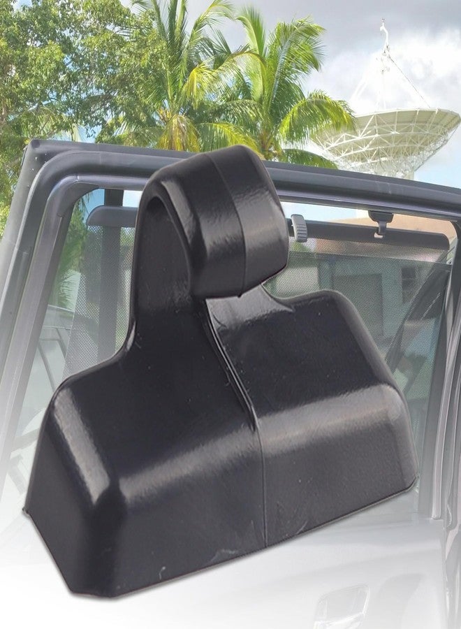 E-Vniko Rear Window SunShade Hook Clip with Cover Kit Compatible for Honda Pilot 2016-2022 Passport 2019-2021 Replace Back Door SunShade Hook Clip-Black - Image 1