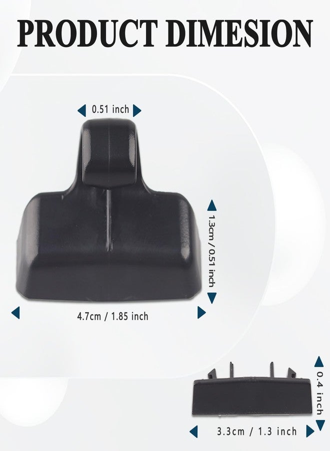 E-Vniko Rear Window SunShade Hook Clip with Cover Kit Compatible for Honda Pilot 2016-2022 Passport 2019-2021 Replace Back Door SunShade Hook Clip-Black - Image 3