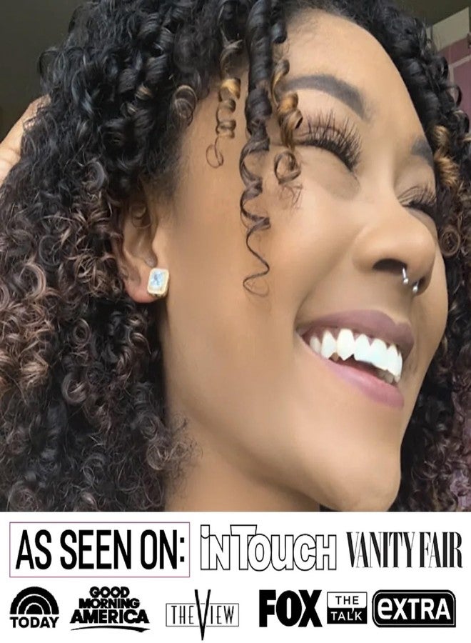 Cate & Chloe Norah 18k White Gold-Plated Halo Stud Earrings | Princess Cut Simulated Diamond Crystal Jewelry | Elegant Jewelry for Women | Gift for Her on Christmas, Anniversary, Birthday and More - Image 3