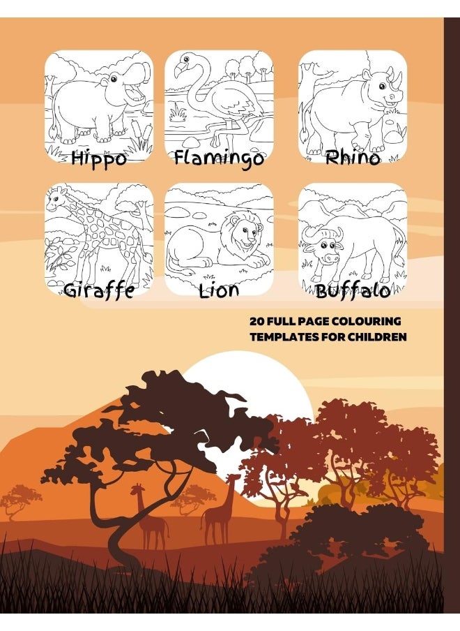 Happy Animals Coloring Book for Children  - Image 2