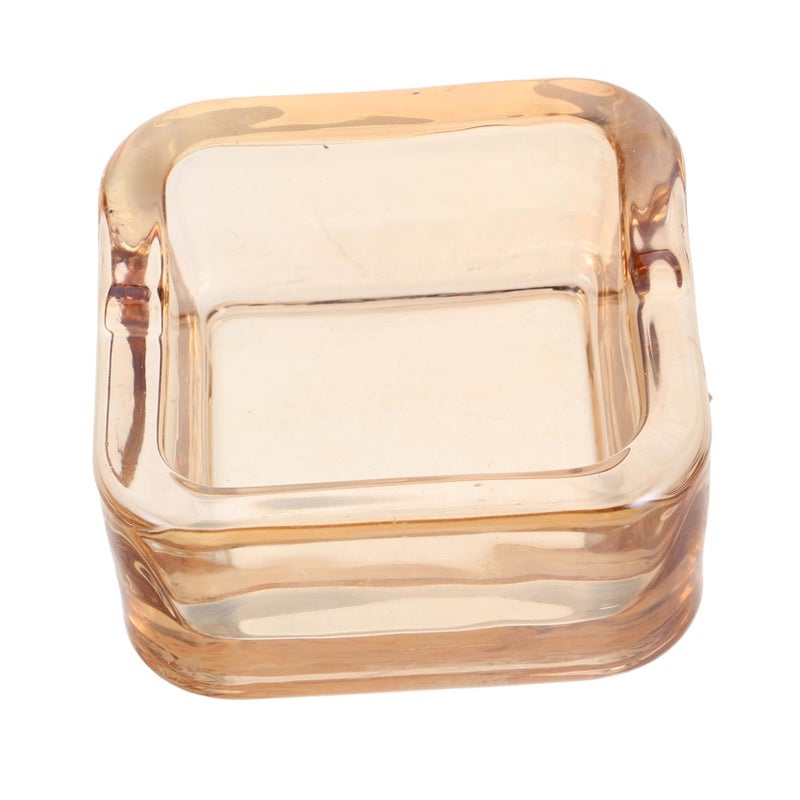 Transparent Crystal Ashtray Compact Design For Home Office Car Patio Indoor Outdoor Use - Image 2