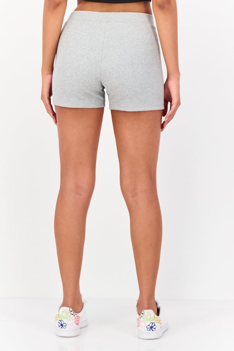 Adidas Women Sportswear Fit Training Shorts, Grey - Image 3