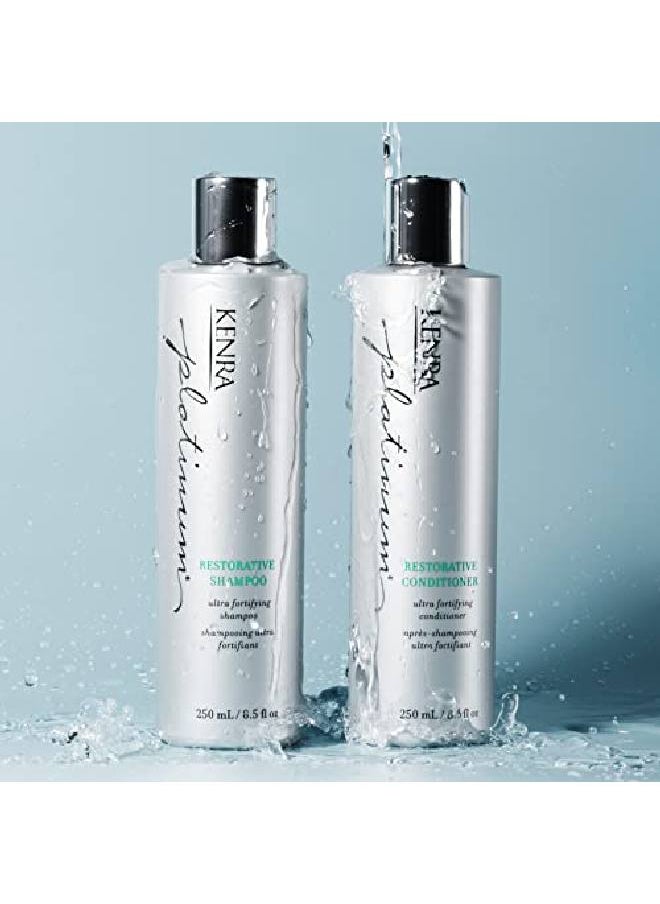 Kenra Professional Kenra Platinum Restorative Shampoo ; Ultra Fortifying ; All Hair Types ; 8.5 Fl. Oz.  - Image 3