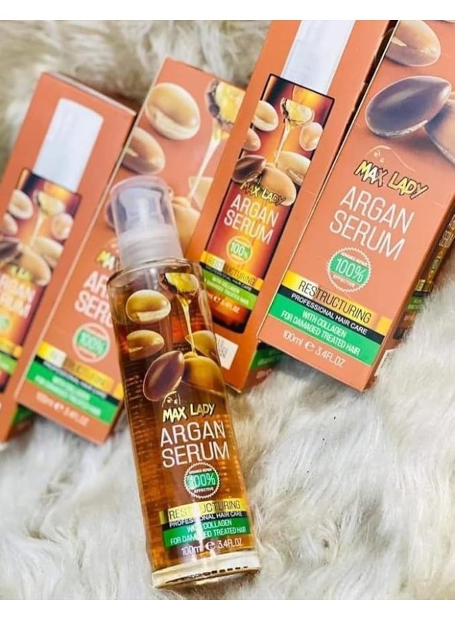 Max Lady Argan Serum With Collagen 100 ml - Image 3