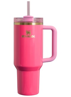 Quencher H2.0 FlowState Stainless Steel Vacuum Insulated Tumbler with Lid and Straw for Water, Iced Tea or Coffee, Smoothie and More, 40 oz