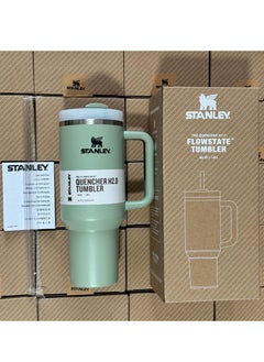Quencher H2.0 FlowState Stainless Steel Vacuum Insulated Tumbler with Lid and Straw for Water, Iced Tea or Coffee, Smoothie and More, 40 oz