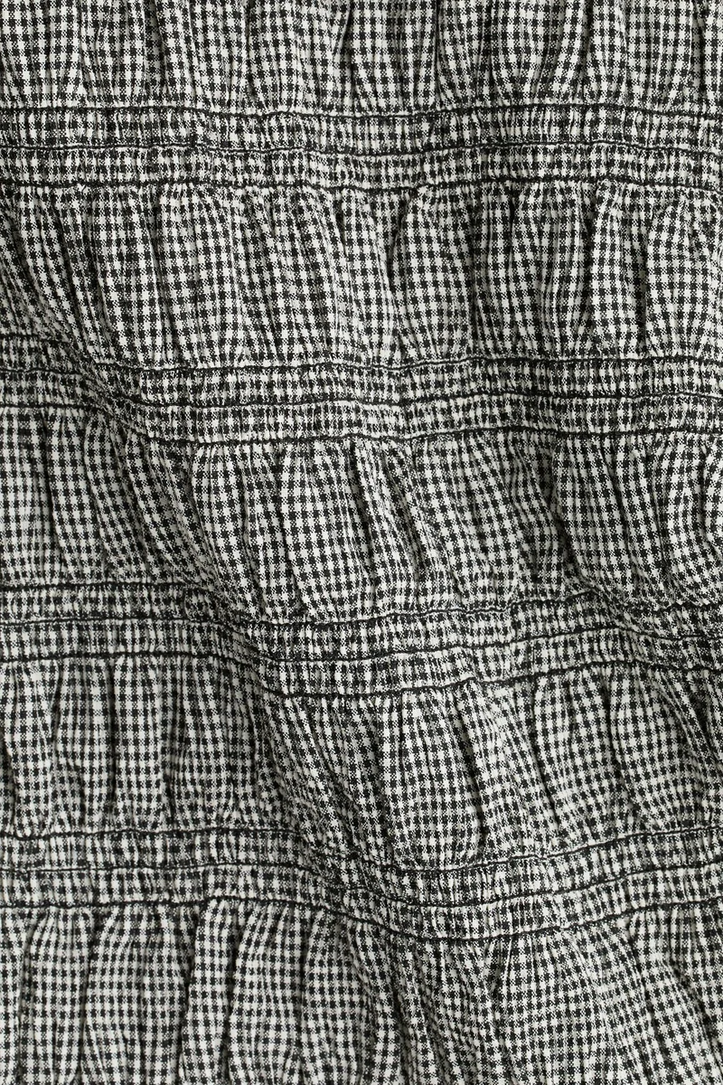 H&M Smocked frill-trimmed top