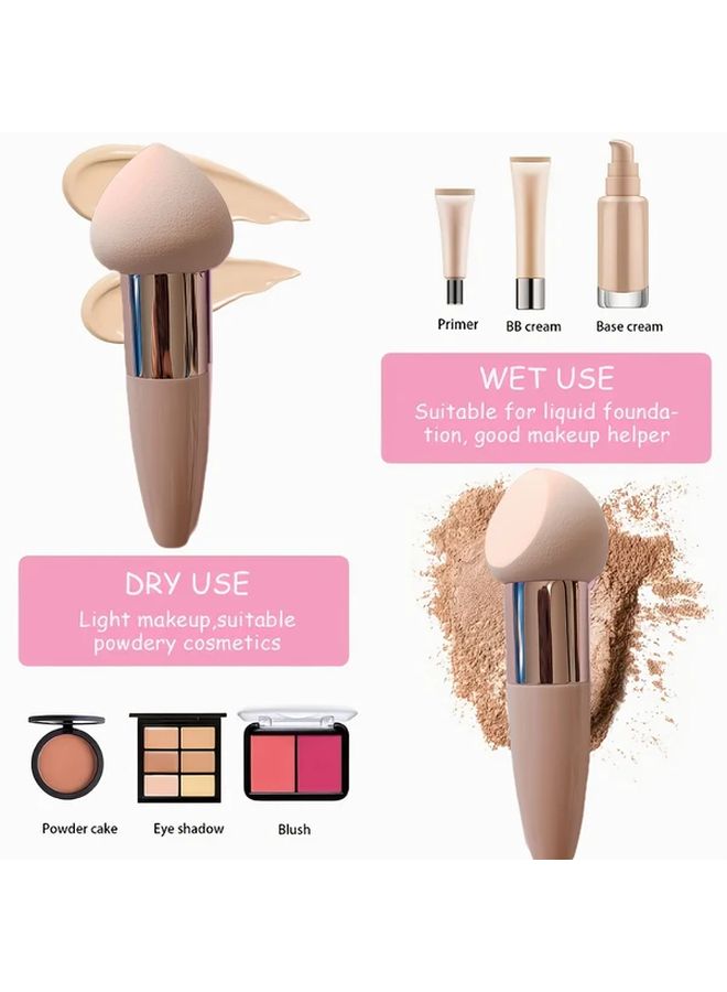3pcs Mushroom Head Powder Puff Sponge For Makeup Dry Wet Dual Use - Image 3