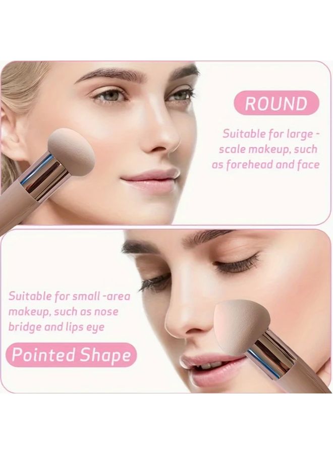 3pcs Mushroom Head Powder Puff Sponge For Makeup Dry Wet Dual Use - Image 5