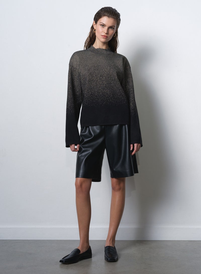 French Connection Kady Glitter Ombre Jumper - Image 1