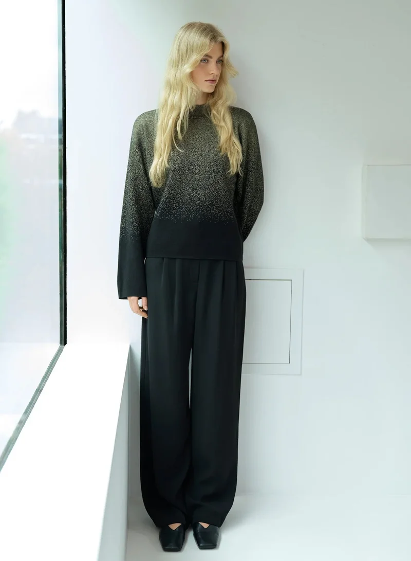French Connection Kady Glitter Ombre Jumper