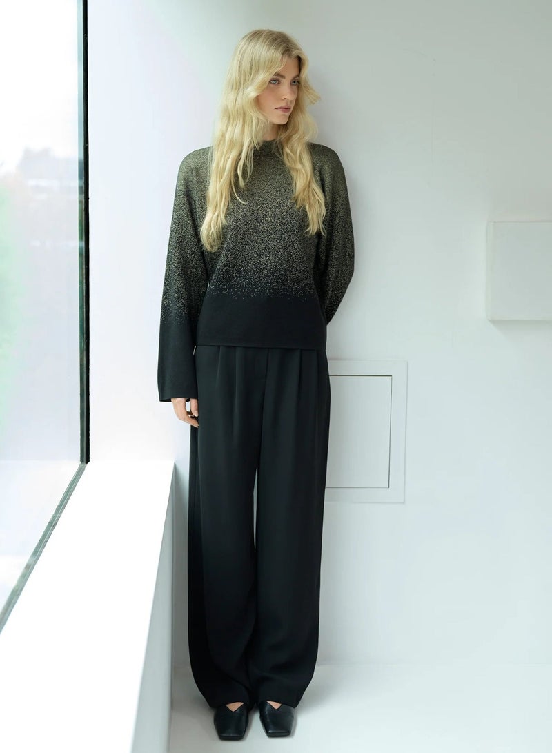 French Connection Kady Glitter Ombre Jumper - Image 1