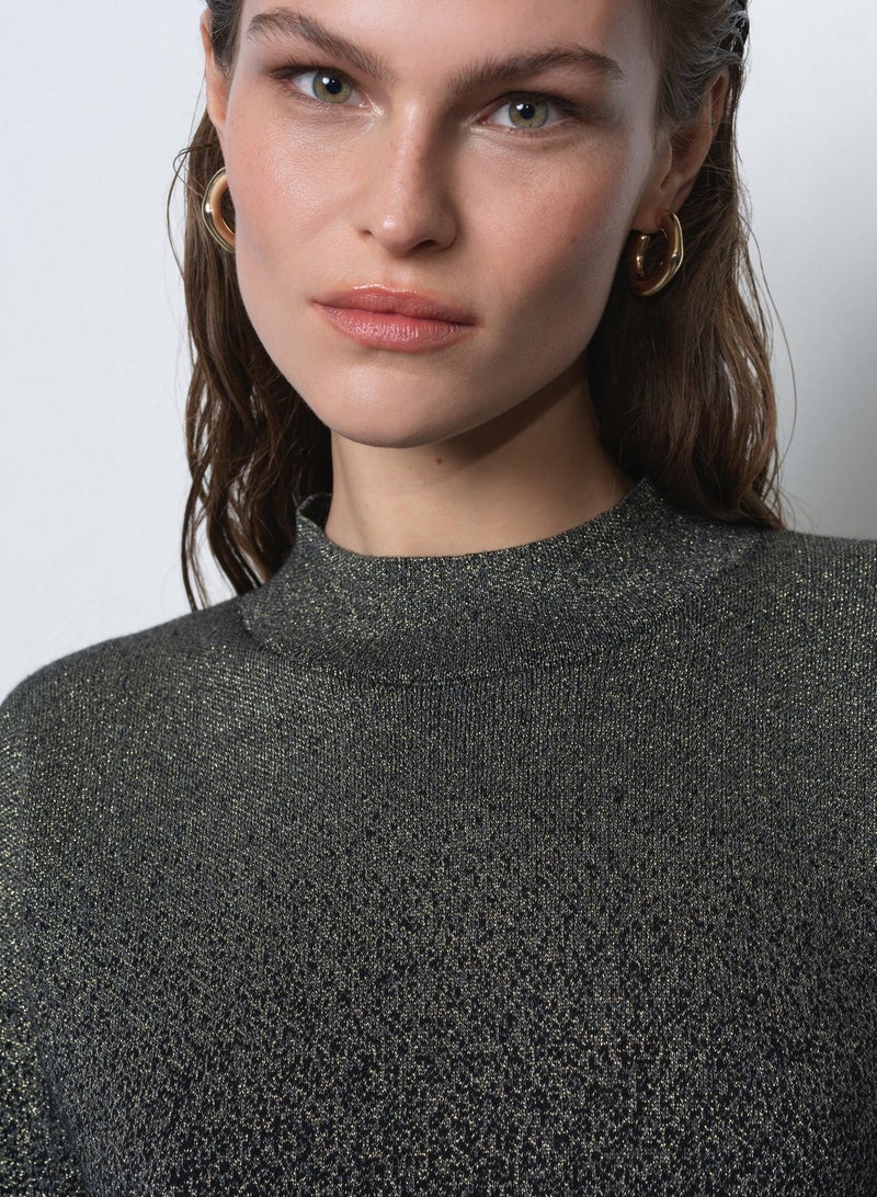 French Connection Kady Glitter Ombre Jumper - Image 4