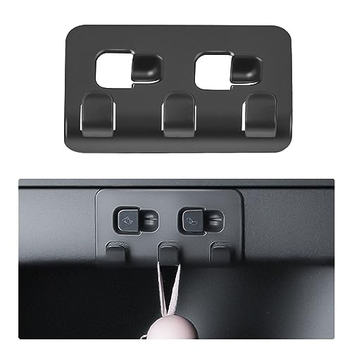 Augeny Rear Trunk Hook for Model Y 5 Seater Upgrade Trunk Hook Holding Clips Rear Trunk Grocery Bag Holder Hooks for Hanger Interior Accessories Compatible with Model Y 20212023 - Image 1