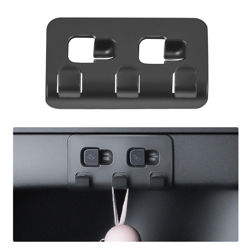 Augeny Rear Trunk Hook for Model Y 5 Seater Upgrade Trunk Hook Holding Clips Rear Trunk Grocery Bag Holder Hooks for Hanger Interior Accessories Compatible with Model Y 20212023 - Image 3