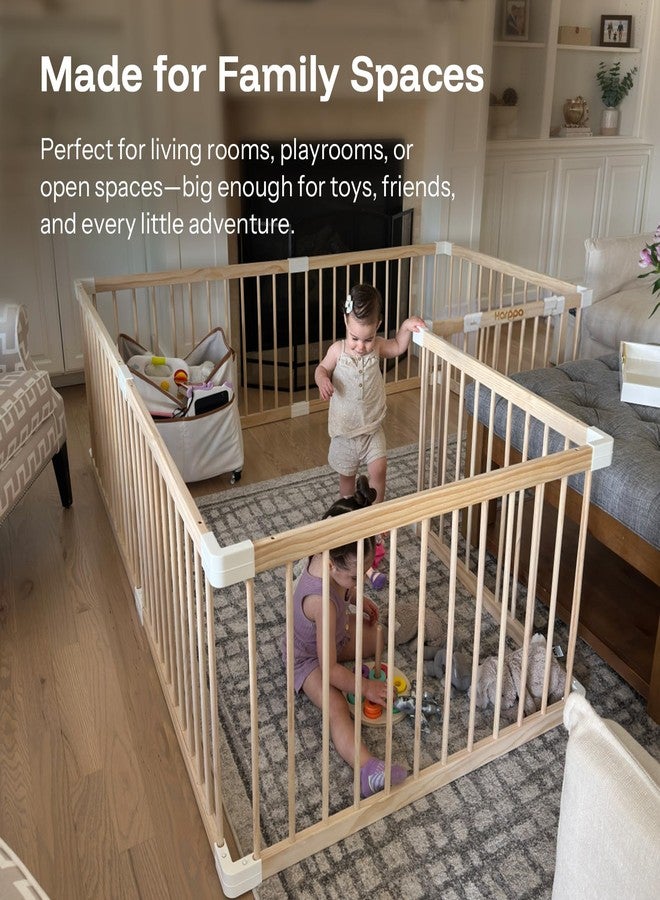 HARPPA Grovi Playpen, GREENGUARD Gold Certified – 57 x 57 inch - Image 5
