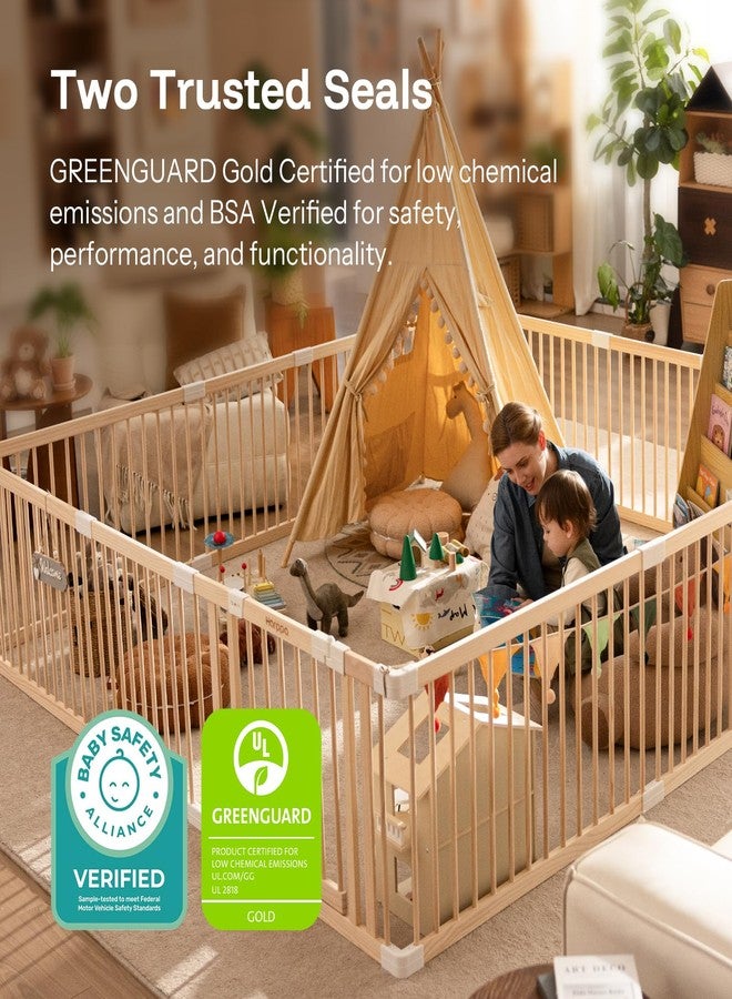 HARPPA Grovi Playpen, GREENGUARD Gold Certified – 57 x 57 inch - Image 2