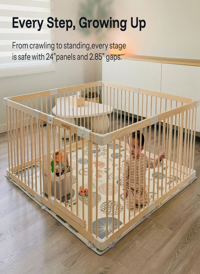 HARPPA Grovi Playpen, GREENGUARD Gold Certified – 57 x 57 inch - Image 4