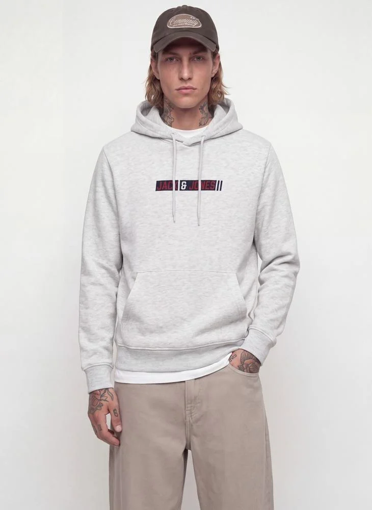 JACK & JONES Casual Logo Zip Hoodie