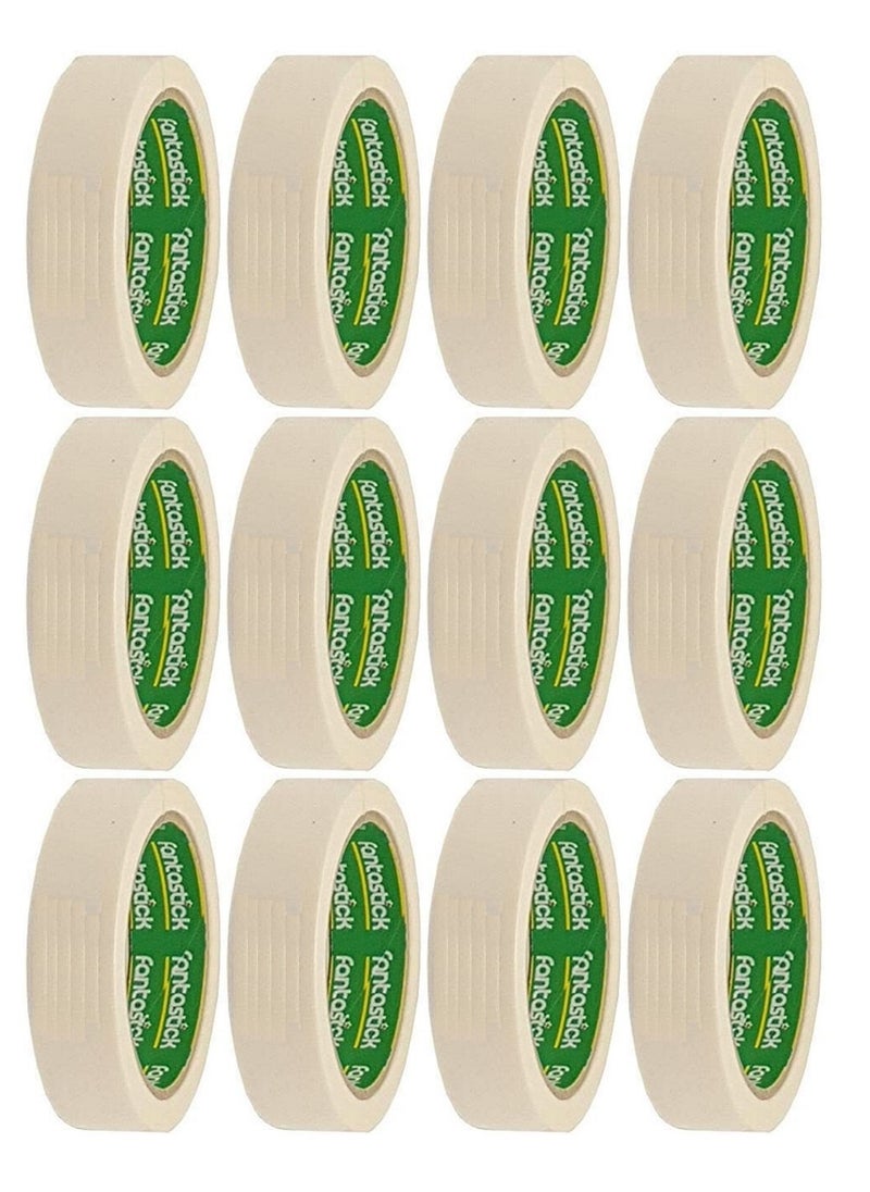 Fantastick 12-Piece Masking Tape 1 Inch Width  - Image 1