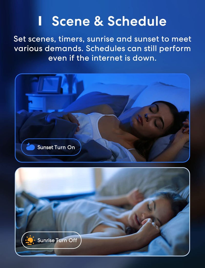 meross Smart LED Strip Lights, 16.4ft WiFi Strip Work with Apple HomeKit, Alexa, Google Home, and SmartThings, 16 Million Colors with App Control and RGB LED Lights for Bedroom, Living Room, Kitchen - Image 4