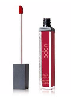 Aden 2 In 1 Matte Liquid Lipstick & Lip Liner Set 7Ml Nonsmudge & Quick Drying Highly Pigmented Long Duration With Hydration Made In Italy (09 Russian Red)  - Image 4