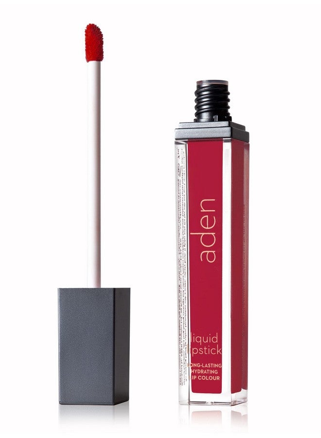 Aden 2 In 1 Matte Liquid Lipstick & Lip Liner Set 7Ml Nonsmudge & Quick Drying Highly Pigmented Long Duration With Hydration Made In Italy (09 Russian Red) - Image 4