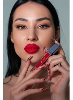 Aden 2 In 1 Matte Liquid Lipstick & Lip Liner Set 7Ml Nonsmudge & Quick Drying Highly Pigmented Long Duration With Hydration Made In Italy (09 Russian Red)  - Image 3