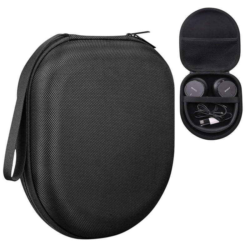 Sounce Hard Shell Carrying Case for Sony WH-CH720N, WH-CH710N, WH-XB900N, WH-XB910N | Shockproof & Travel-Friendly Headphone Storage Bag with Soft Lining & Accessory Pocket - Image 1