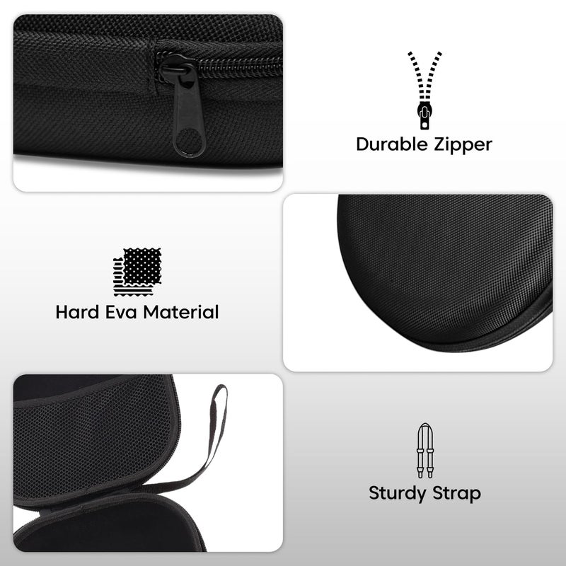 Sounce Hard Shell Carrying Case for Sony WH-CH720N, WH-CH710N, WH-XB900N, WH-XB910N | Shockproof & Travel-Friendly Headphone Storage Bag with Soft Lining & Accessory Pocket - Image 2