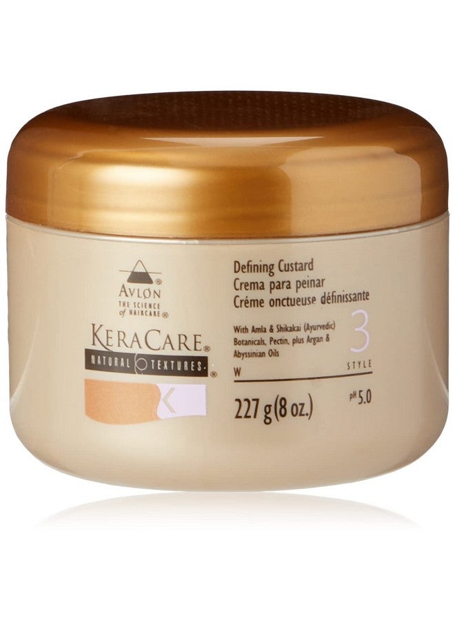 Keracare Natural Textures Defining Custard With Ayurvedic Botanicals Moisturized Well Defined Curls And Coils Lasting Coils For Days - Image 1