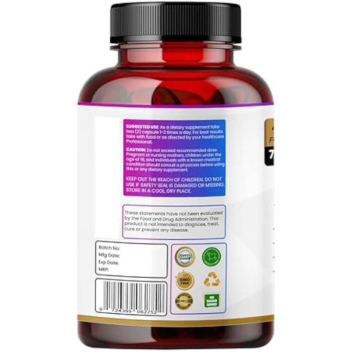 Humming Herbs Apigenin 504mg 6-in-1 Brain & Wellness Supplement with L-Theanine, Bacopa, Magnesium, Vitamin B6, Piper Nigrum – 90 Vegan Capsules - Image 2