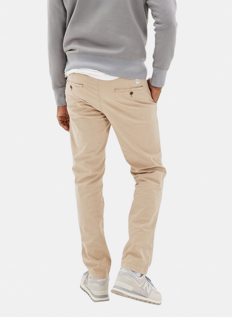 American Eagle AE Flex Original Straight Lived-In Khaki Pant - Image 4