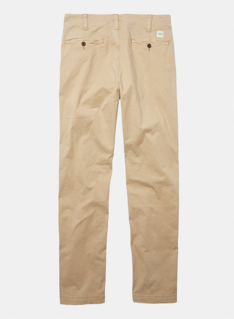 American Eagle AE Flex Original Straight Lived-In Khaki Pant - Image 2