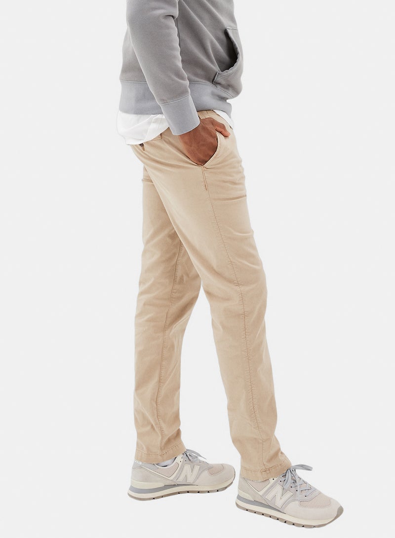 American Eagle AE Flex Original Straight Lived-In Khaki Pant - Image 5