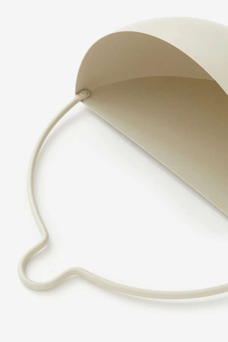 H&M Metal wall plant pot