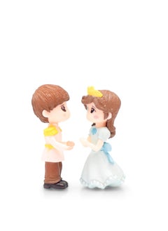 iDream iDream Cute Couple Resin Showpiece Miniature – Romantic Love Figurine for Home Décor, Gift for Valentine, Anniversary, Birthday, Desk & Table Decoration (Blue)  - Image 1
