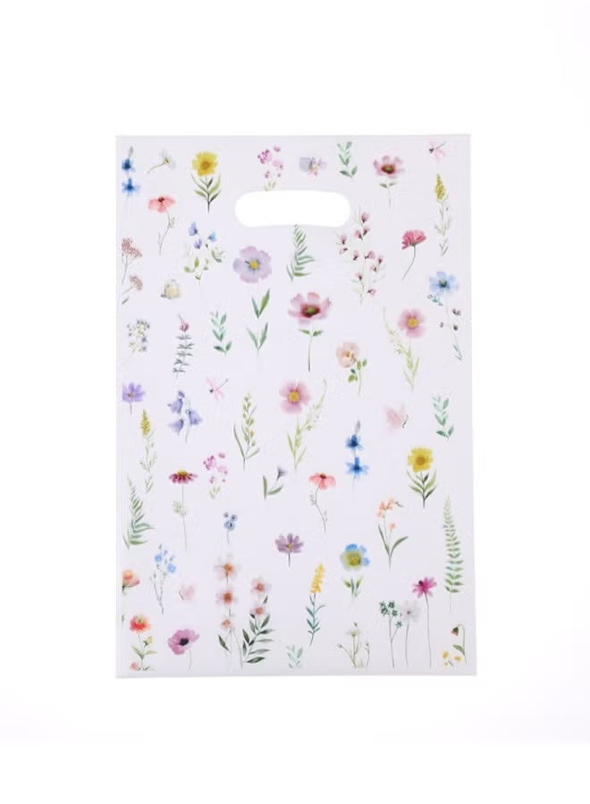 100pcs Adorable Flower Gift Packaging Bag, 16.5cm*25cm Small Gift Packaging Handbag - Image 5